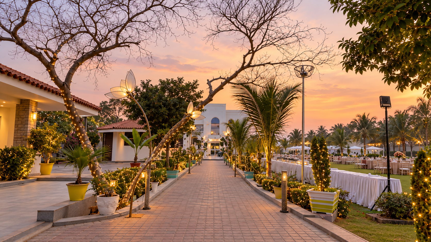 Sunset Luxury Farmhouse in Karachi - AMC Event Planners